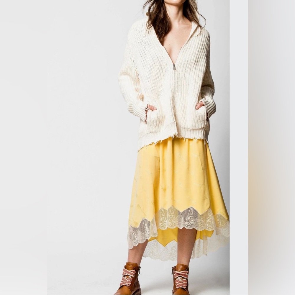 Zadig & Voltaire Joslin Jac Guitar Maxi Skirts Size 34 XS